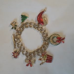 Christmas charm bracelet